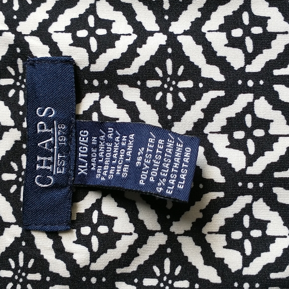 CHAPS est.1978 xl black white - Picture 7 of 9